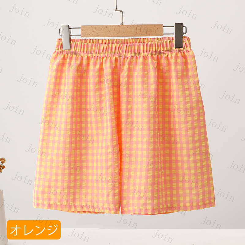 rg73# ショットパンツ 短パン ルームパンツ レディース 国内発送 9color パジャマパンツ ルームウェア 格子柄 ウェストゴム 寝巻き 部屋着 カジュアル パジャマ |  | 04