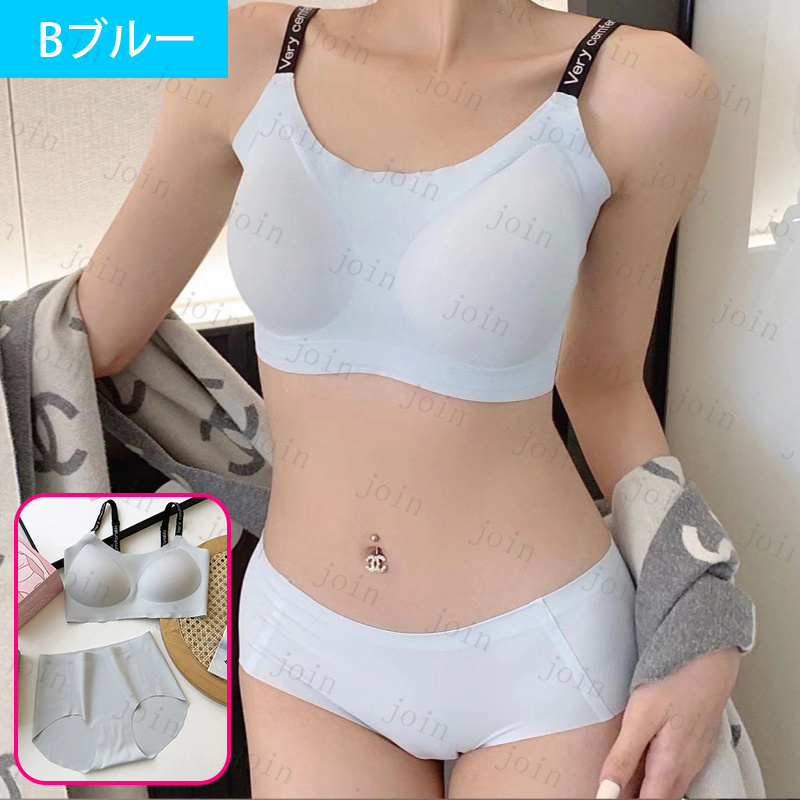 tk29#ブラショーツセット 当日発送 2type 10color 上下セット レディース 女性 下着 スポーツブラ ノンワイヤー ブラジャー ブラ ショーツ セット 快適 運動 |  | 15