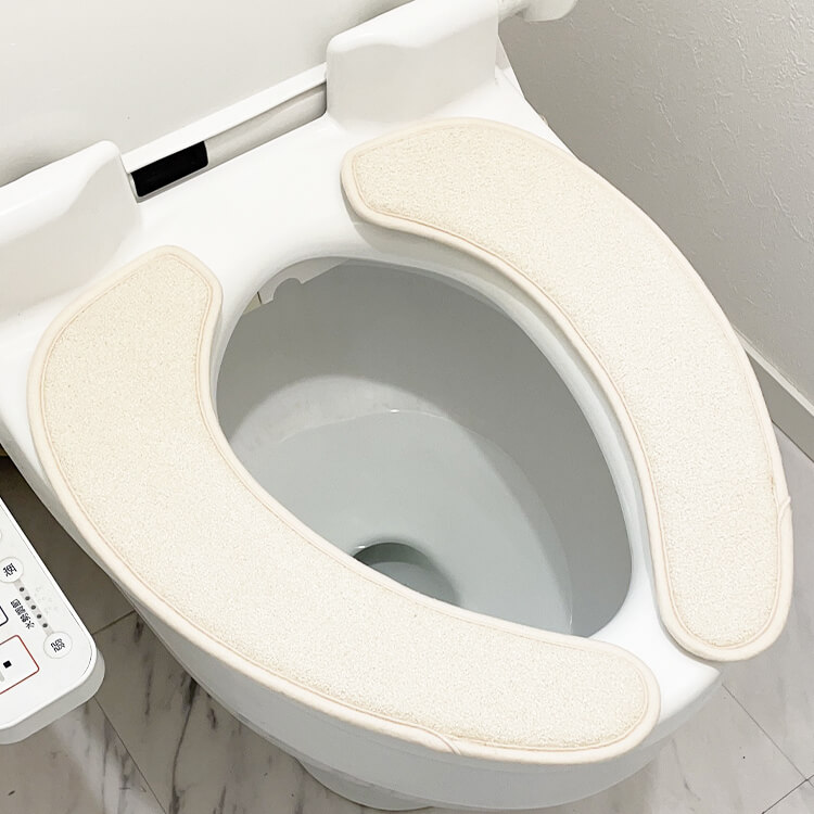 便座カバー 2セット 貼る トイレマット 吸着 抗菌 防臭 貼って剥がせる 洗濯可能 便座シート
