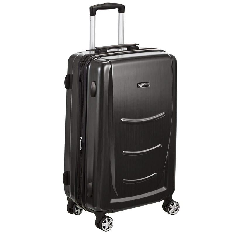 【在庫処分】AmazonBasics スーツケース 機内持ち込み 37L キャリーケース ABS PC ポリカ ハードシェル キャリーオン 20インチ スレートグレー 軽い 旅行 出張｜jojo-donya