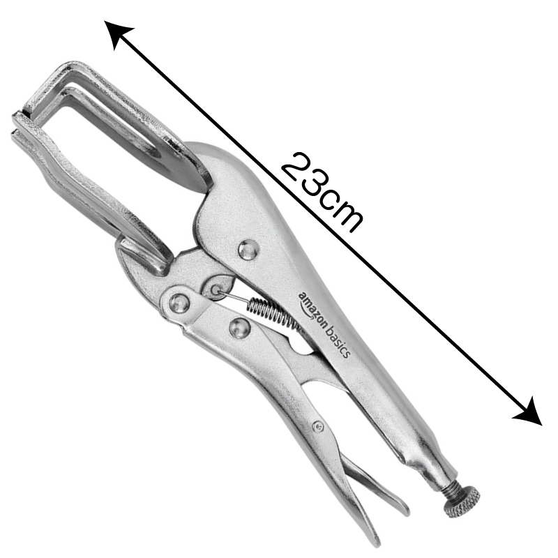 【在庫処分】AmazonBasics バイスプライヤー 9インチ 溶接クランプ 挟み 固定 切断｜jojo-donya｜06