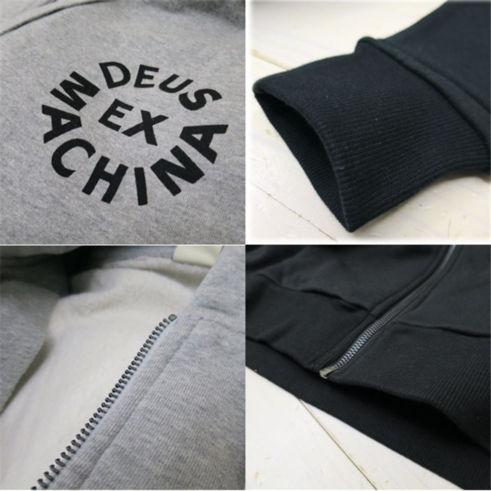 デウスエクスマキナ Deus ex Machina デウスパーカー CIRCLE LOGO HOODIE ジップアップパーカー フーディー 裏起毛パーカー スウェットパーカー トレーナー