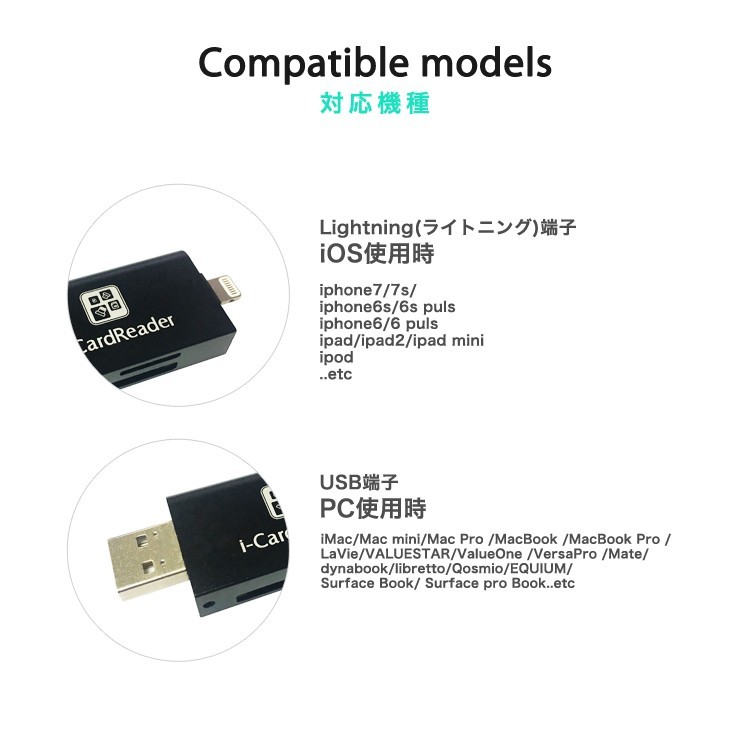 iPhone用,USB,iPhone,iPad,USBメモリ,MFI認証,アップル,Lightning,SDカード,TFカード,大容量,タブレット,PC,Windows,Mac,8GB,16GB,32GB,64GB,128GB,FlashDrive,外部メモリ