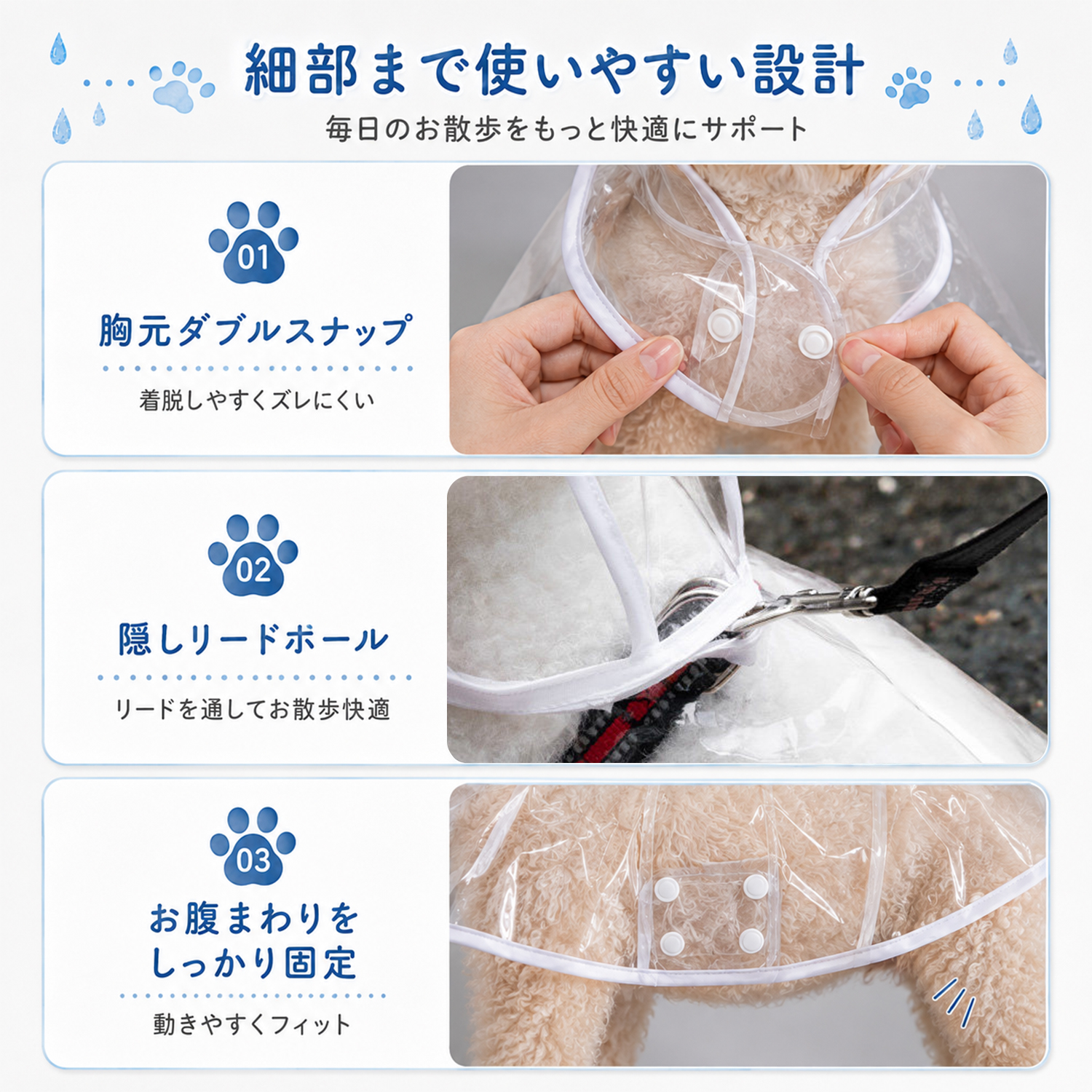 四国犬種 四国 犬用 レインコート 透明 ペットレインコート 防水 EVA