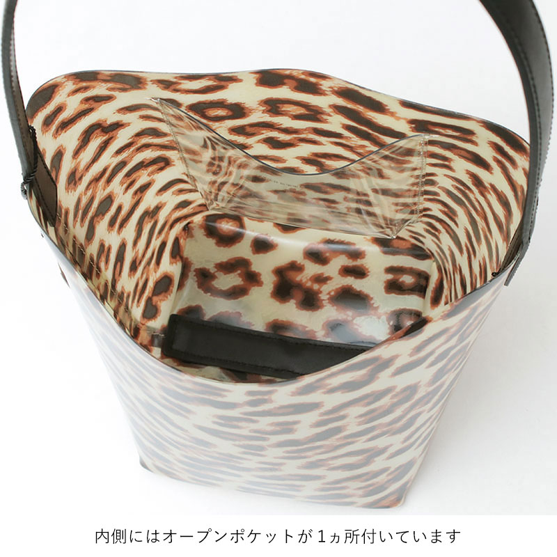 オルセット レオパード バケツバッグ 内装