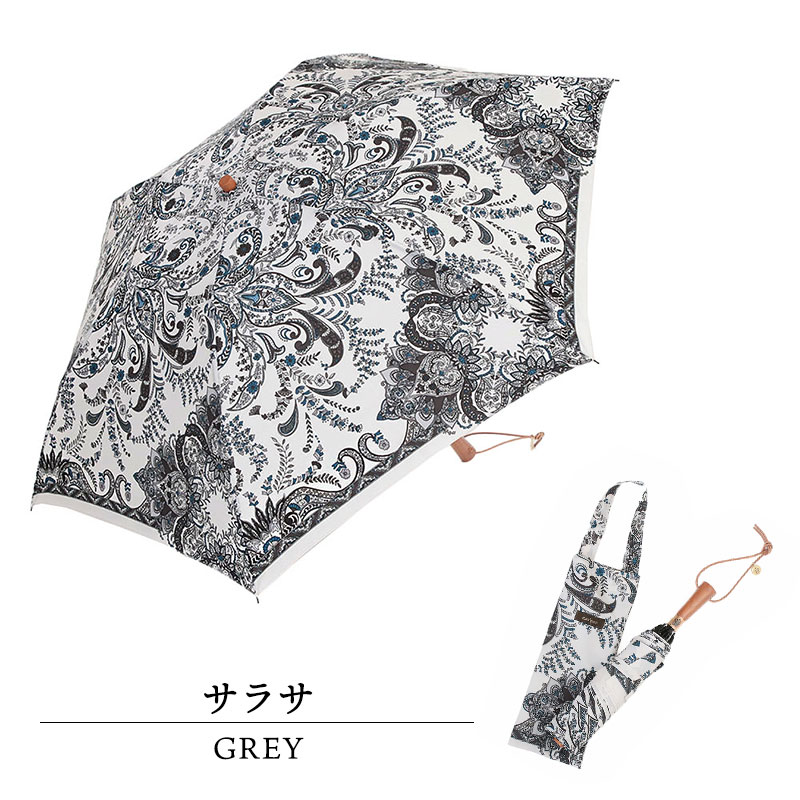 日傘 折りたたみ傘 マニプリ 晴雨兼用 スカーフ柄 プリント manipuri