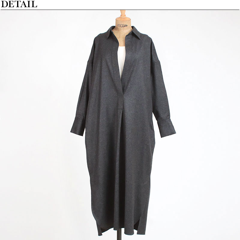 SACRA（サクラ） ワンピース CASHMERE FLANO 25FALL 125508041 ロング