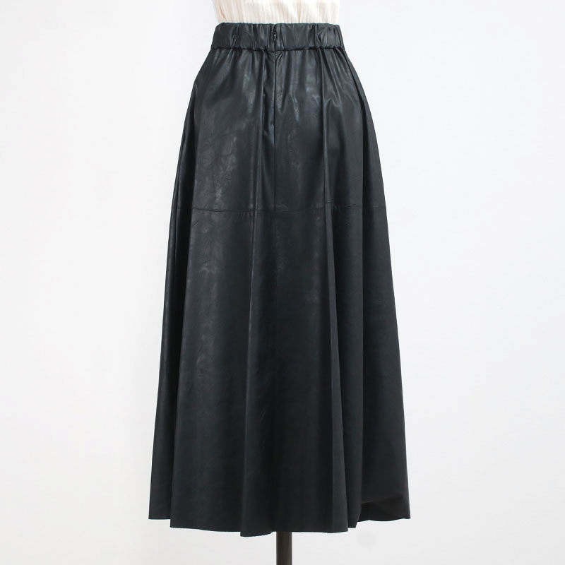 SACRA（サクラ） スカート マキシ丈 SYNTHETIC LEATHER エコレザー