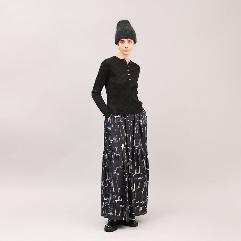 SACRA（サクラ） スカート BRUTH PAINTING 25FALL 125510123 サイズ36