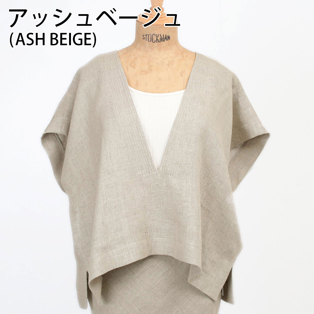 新入荷! SACRA サクラ RUSTIC LINEN TOP 123214071 【C2184925733】(14300円)