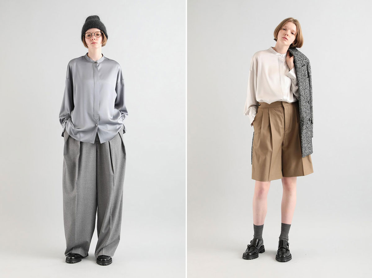 SACRA（ファッション） SACRA サクラ サテンシャツ TRIACE SATIN