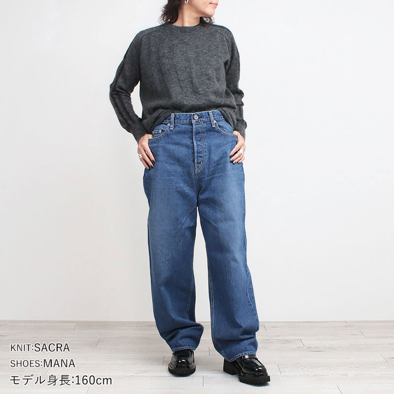 SACRA（サクラ） デニム VINTAGEデニムパンツ 125615111 オーバー