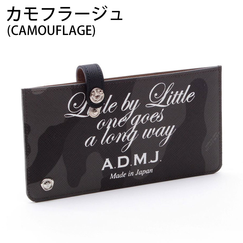 ADMJ 財布 スリムウォレット レタリングデザイン エーディーエムジェイ 23SA06012