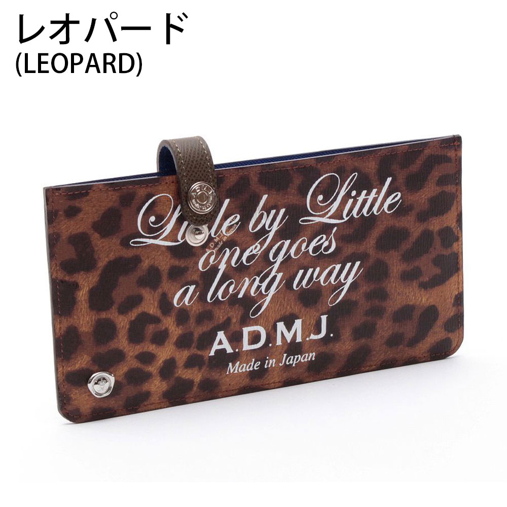 ADMJ 財布 スリムウォレット レタリングデザイン エーディーエムジェイ 23SA06012