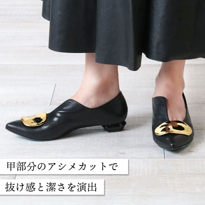 中山様用】MANA マナ ふかふかバブーシュ ゴールド 金色 36/23cm