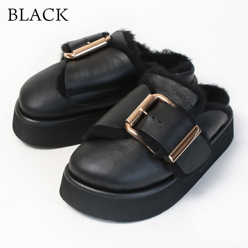 MANA ムートンサボ 37 ムートンブーツ 可愛い