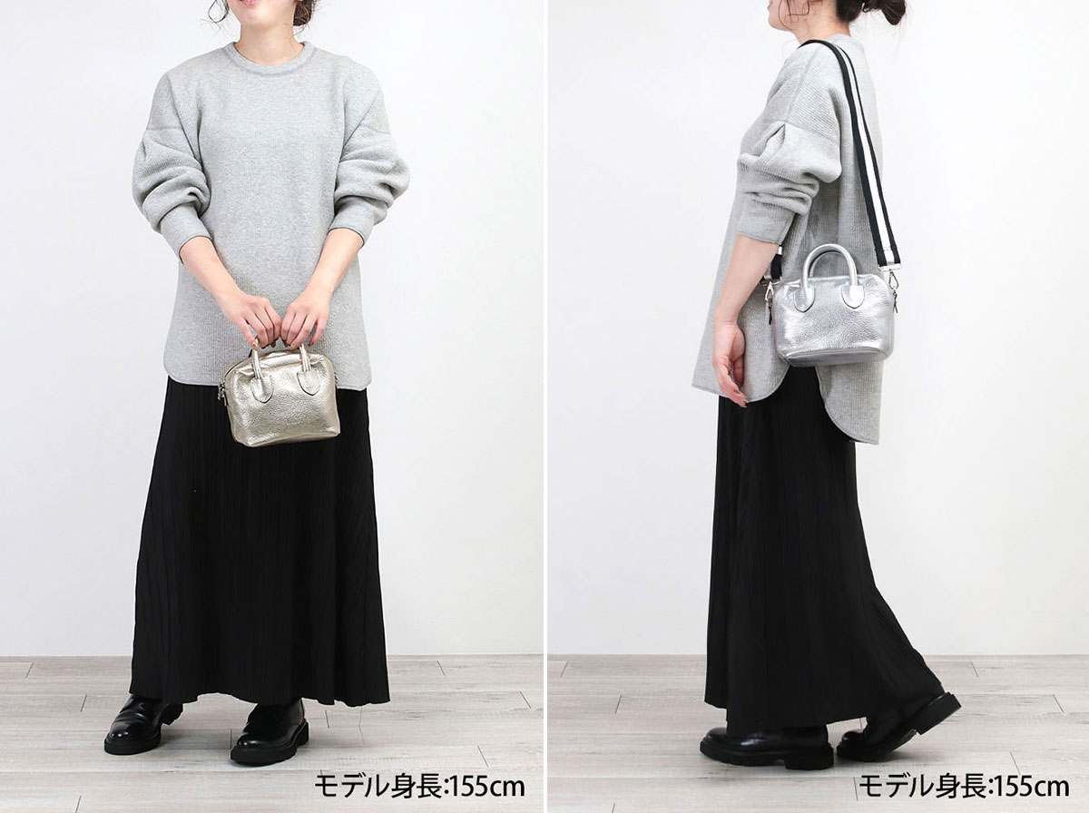 RIPANI（リパーニ） ボストンバッグ レディース Sサイズ メタリック