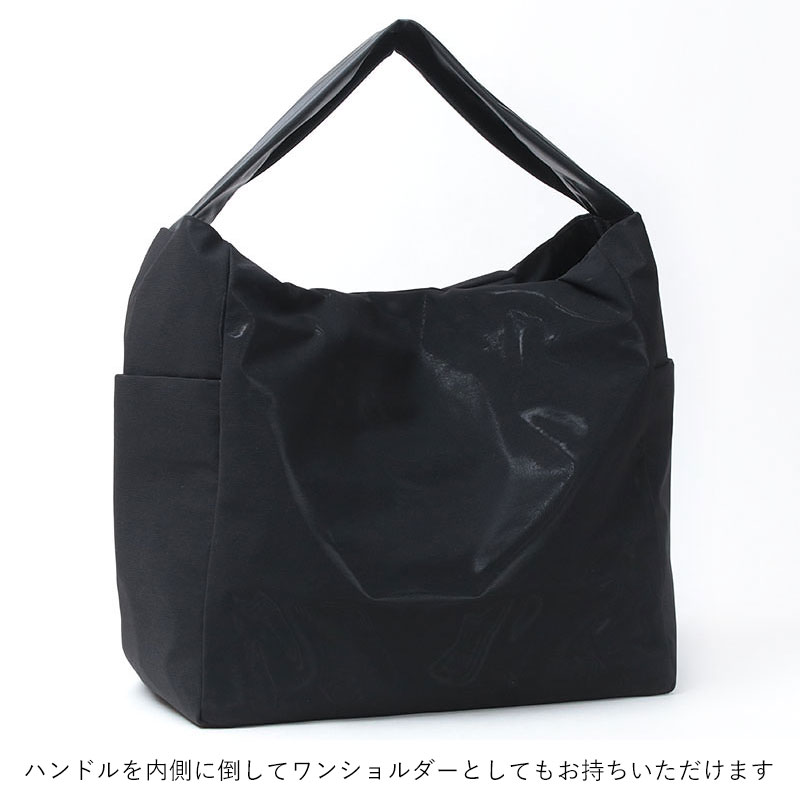acrylic 2WAYトートバッグ 1162 ドットブラック ワンショルダー