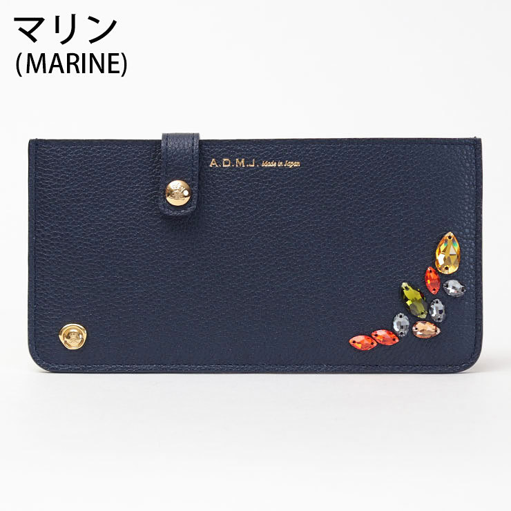 A.D.M.J admj×jolisac 財布 スリムウォレット クリスタル9 エー