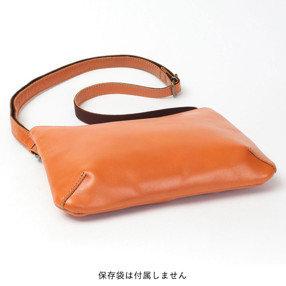 LESS DESIGN サコッシュ 本革 底面