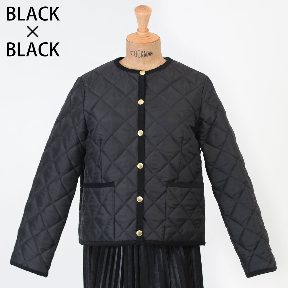 tww キルティングショートジャケット ブラック
