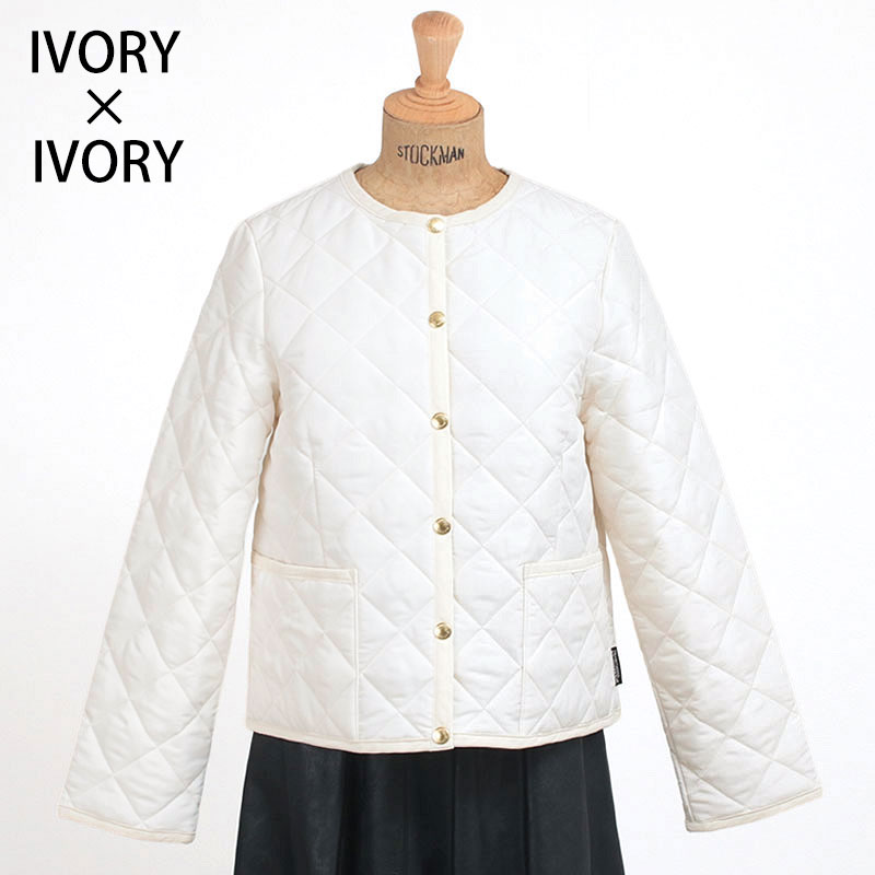 tww キルティングショートジャケット アイボリー