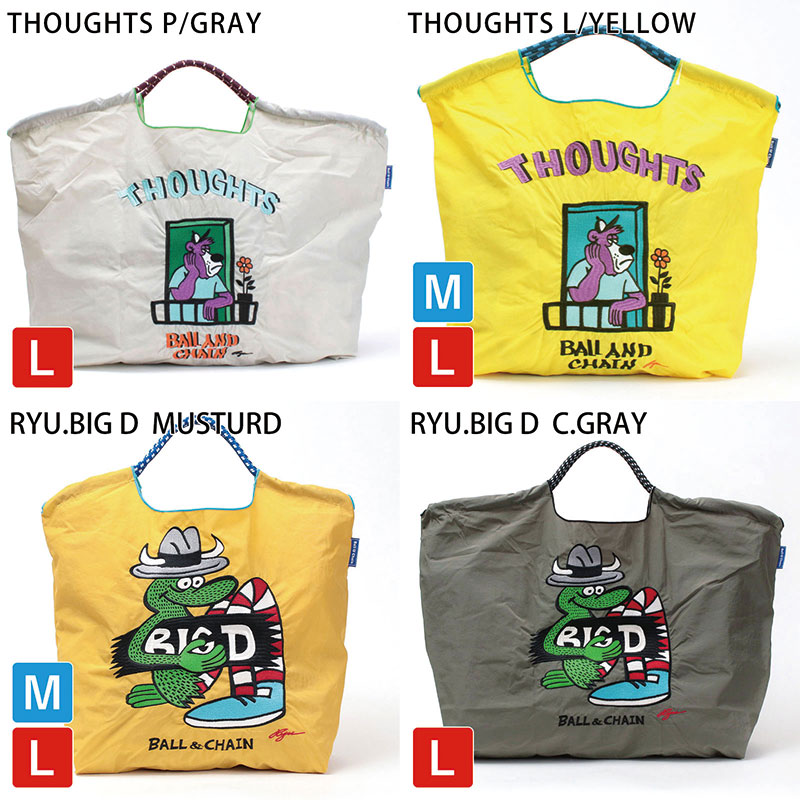 Ball&Chain エコバッグ 新作バリエーション2