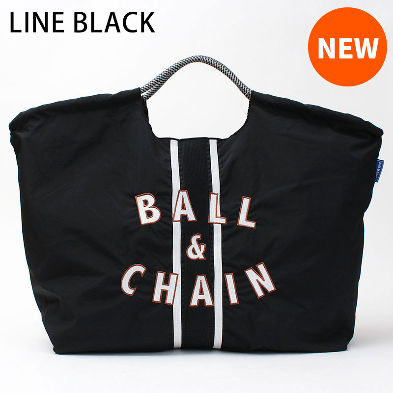 ボールアンドチェーン Ball&amp;Chain バッグ 刺繍 Lサイズ オリジナル エコバッグ 正規品