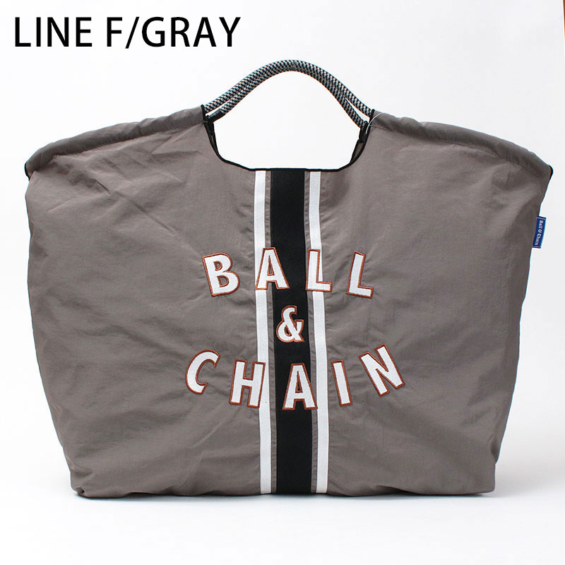 ボールアンドチェーン Ball&Chain バッグ 刺繍 Lサイズ オリジナル エコバッグ 正規品