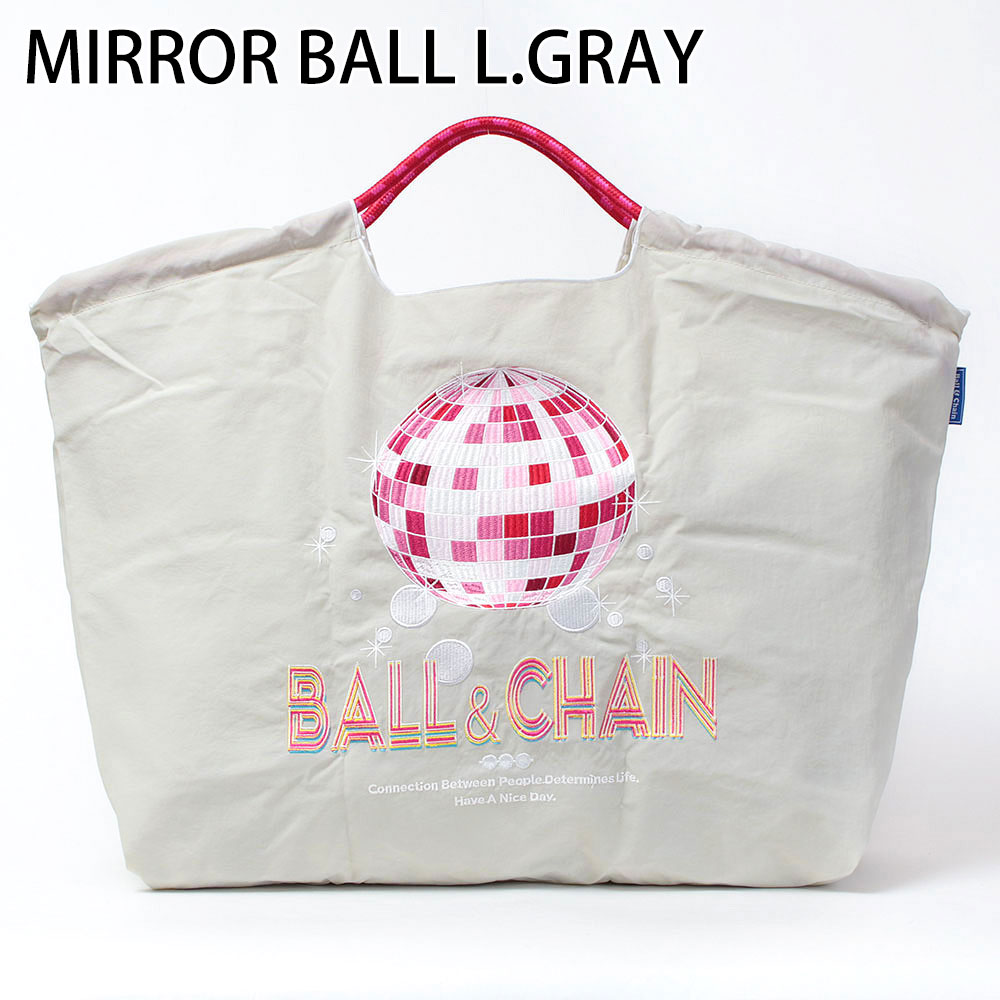 ボールアンドチェーン Ball&Chain バッグ 刺繍 Lサイズ ミックス エコバッグ 正規品｜jolisac｜17