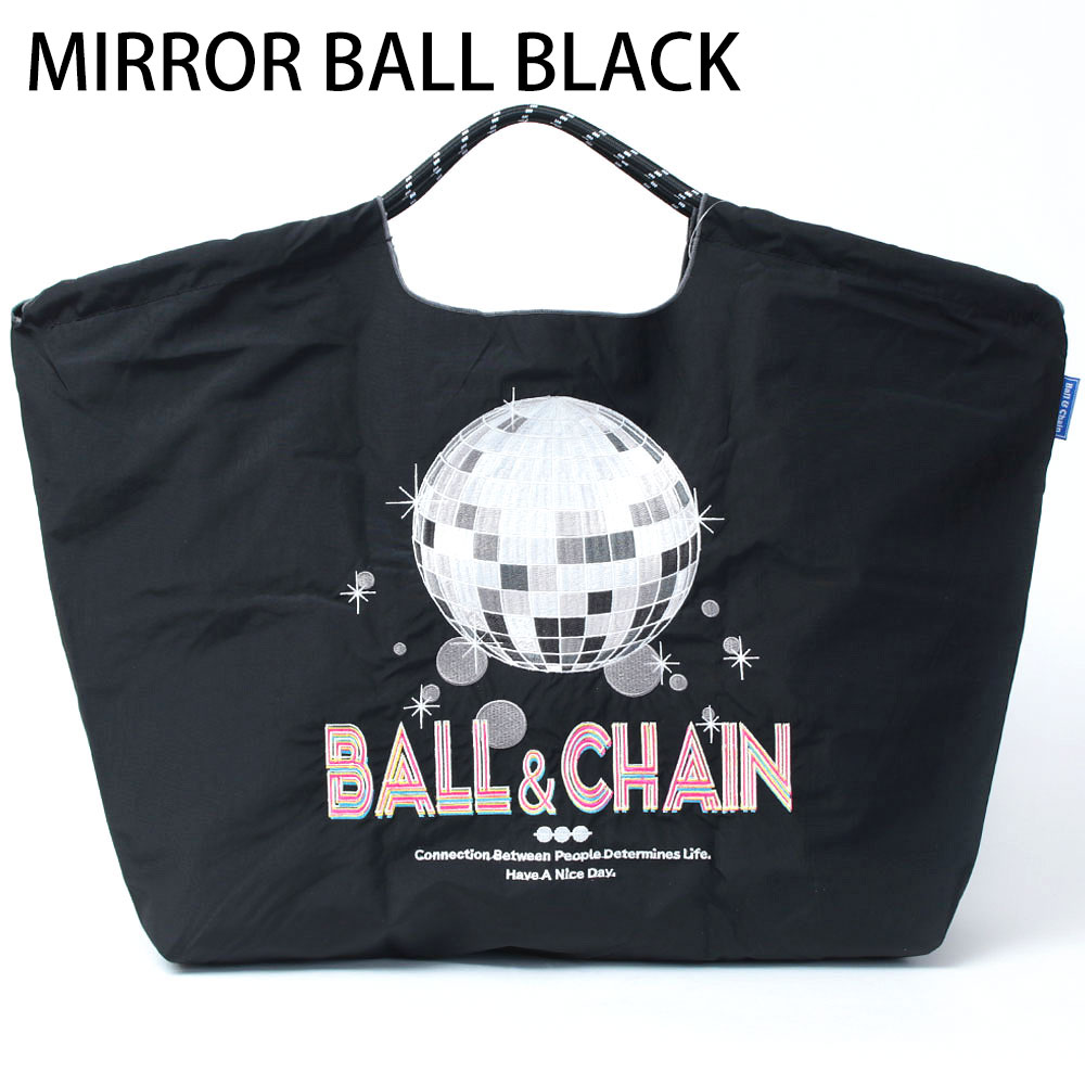 ボールアンドチェーン Ball&Chain バッグ 刺繍 Lサイズ ミックス エコバッグ 正規品｜jolisac｜18