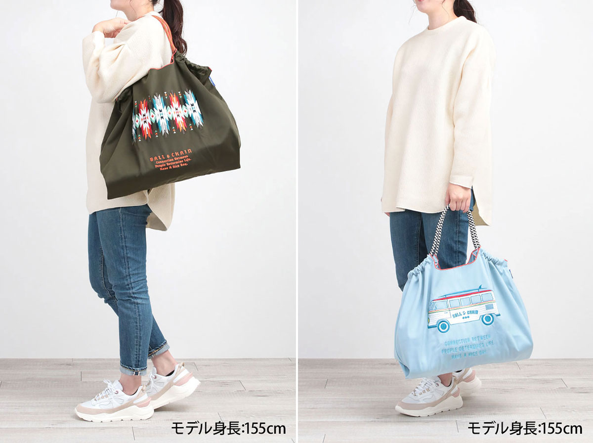 Ball&Chain エコバッグ コーディネート