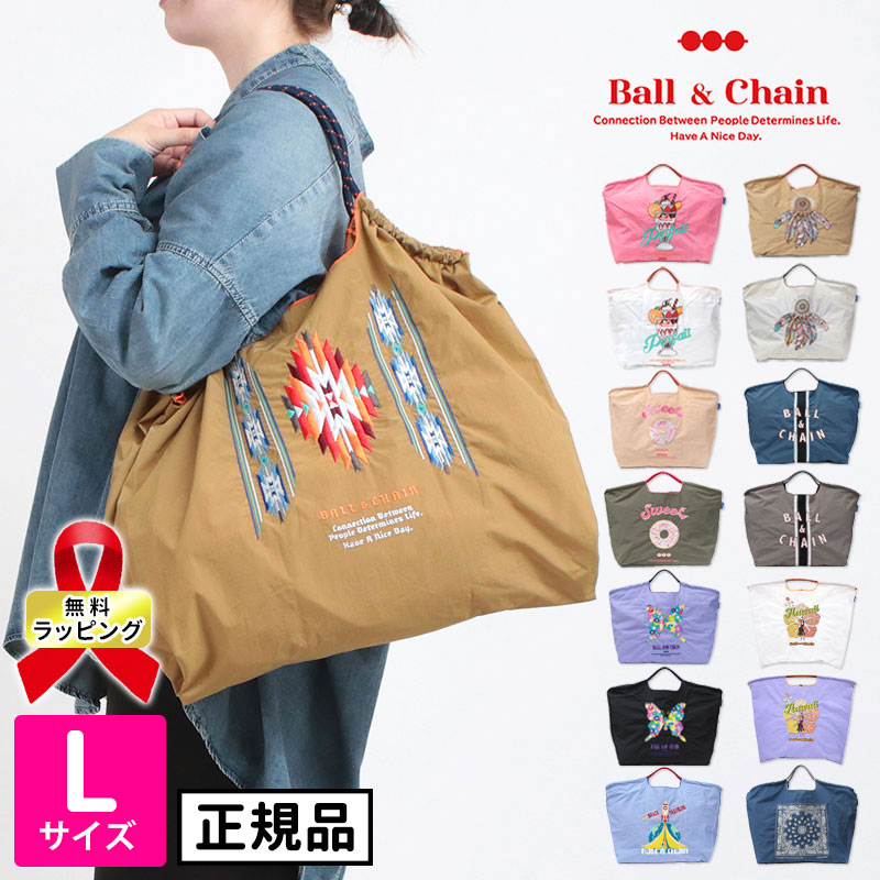 Ball＆Chain ボールアンドチェーン エコバッグ Lサイズ