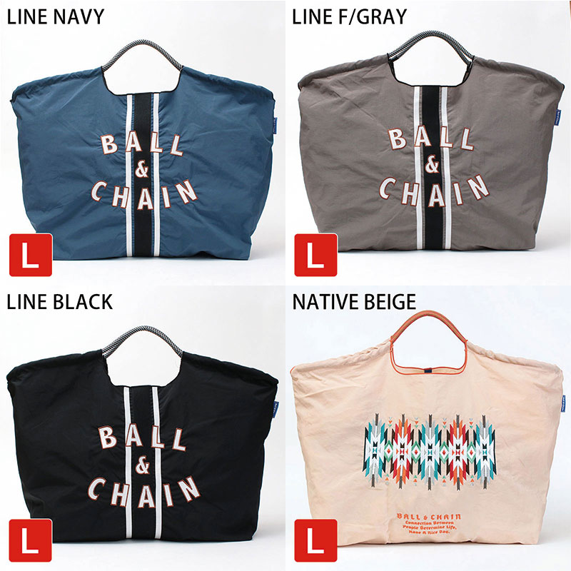 Ball&Chain エコバッグ 新作バリエーション5