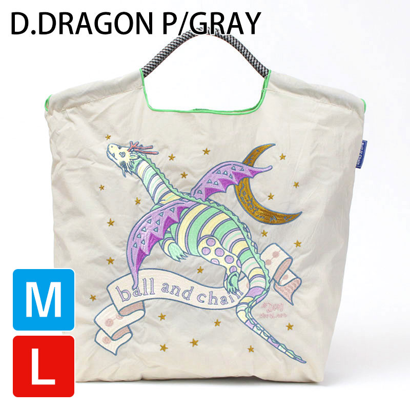 Ball＆Chain（ボールアンドチェーン） m l エコバッグ Mサイズ Lサイズ