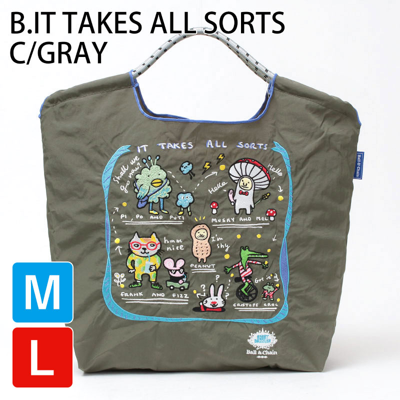 Ball＆Chain（ボールアンドチェーン） トートバッグ m l エコバッグ