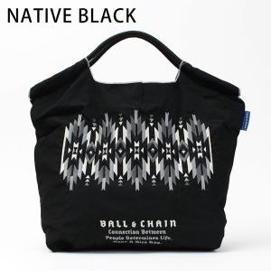 ボールアンドチェーン Ball&amp;Chain バッグ 刺繍 Mサイズ オリジナル エコバッグ 正規品