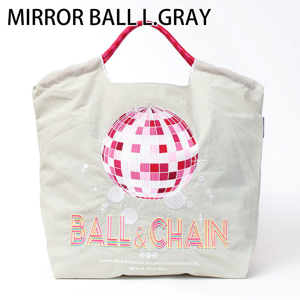 ボールアンドチェーン Ball&Chain バッグ 刺繍 Mサイズ ミックス エコ 