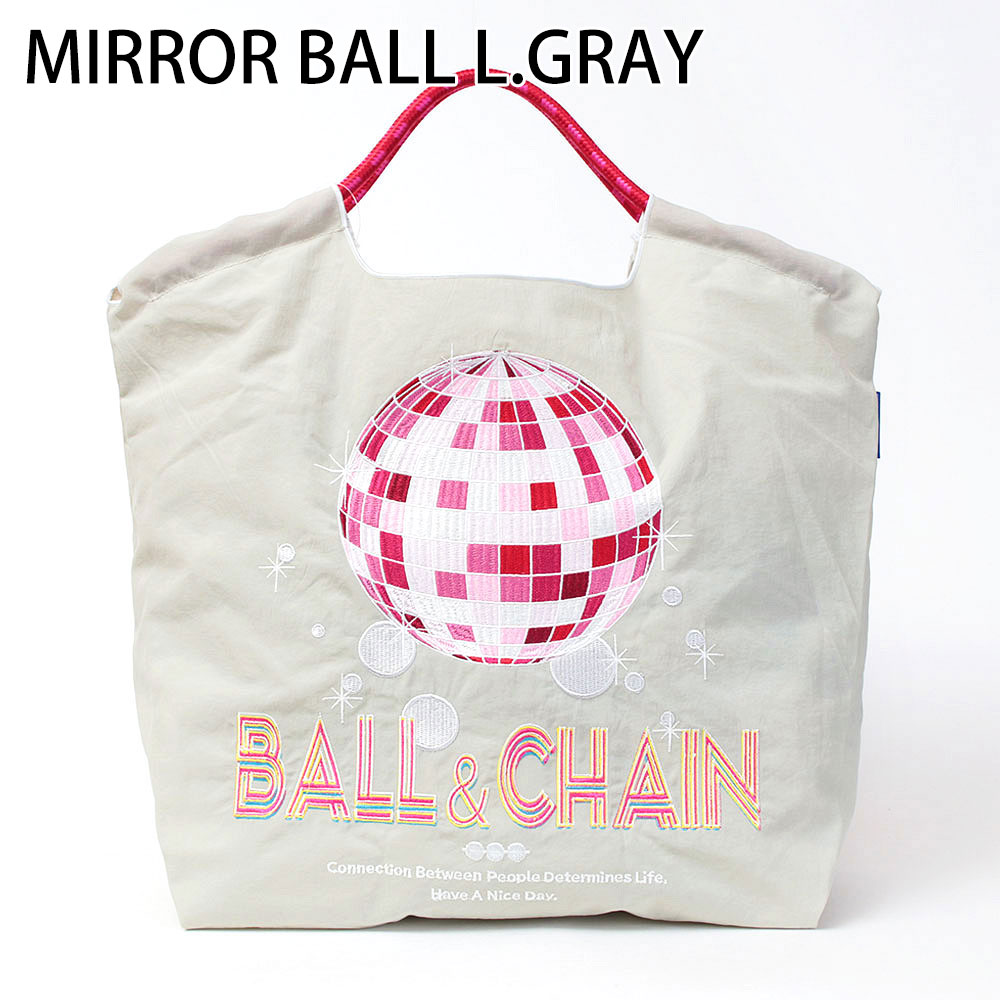 ボールアンドチェーン Ball&Chain バッグ 刺繍 Mサイズ ミックス エコ