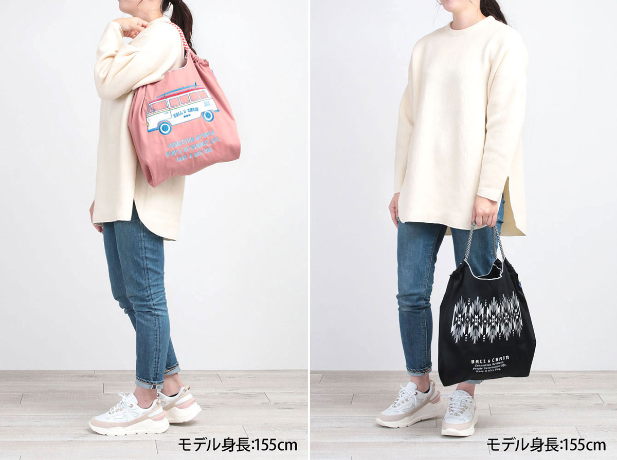 Ball&Chain エコバッグ コーディネート