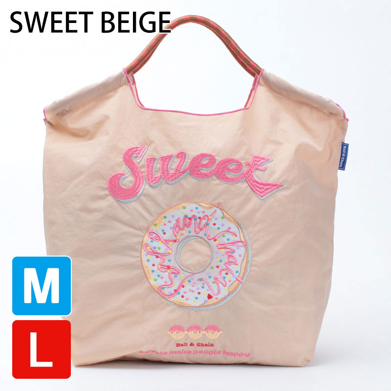 Ball＆Chain（ボールアンドチェーン） m l エコバッグ M Lサイズ 刺繍