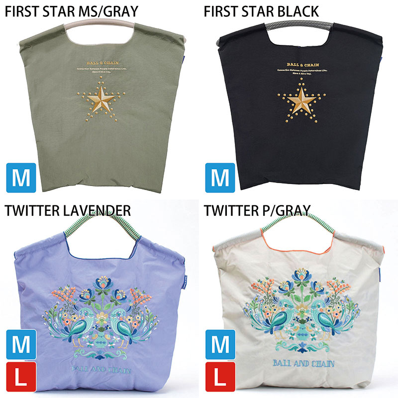 Ball&Chain エコバッグ 新作バリエーション6