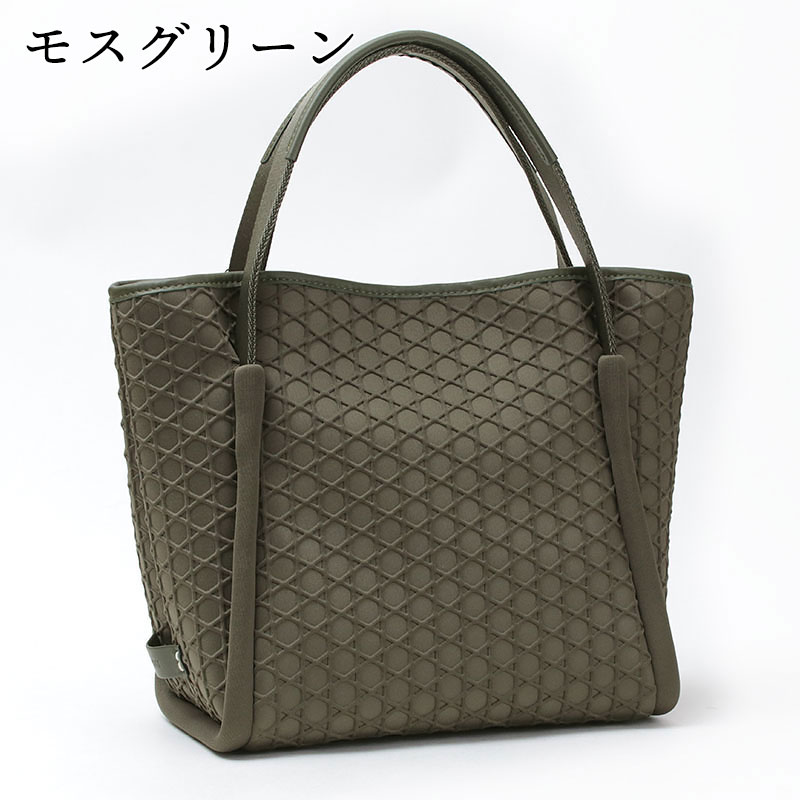 LAQUOH KAGOME トートバッグ モスグリーン