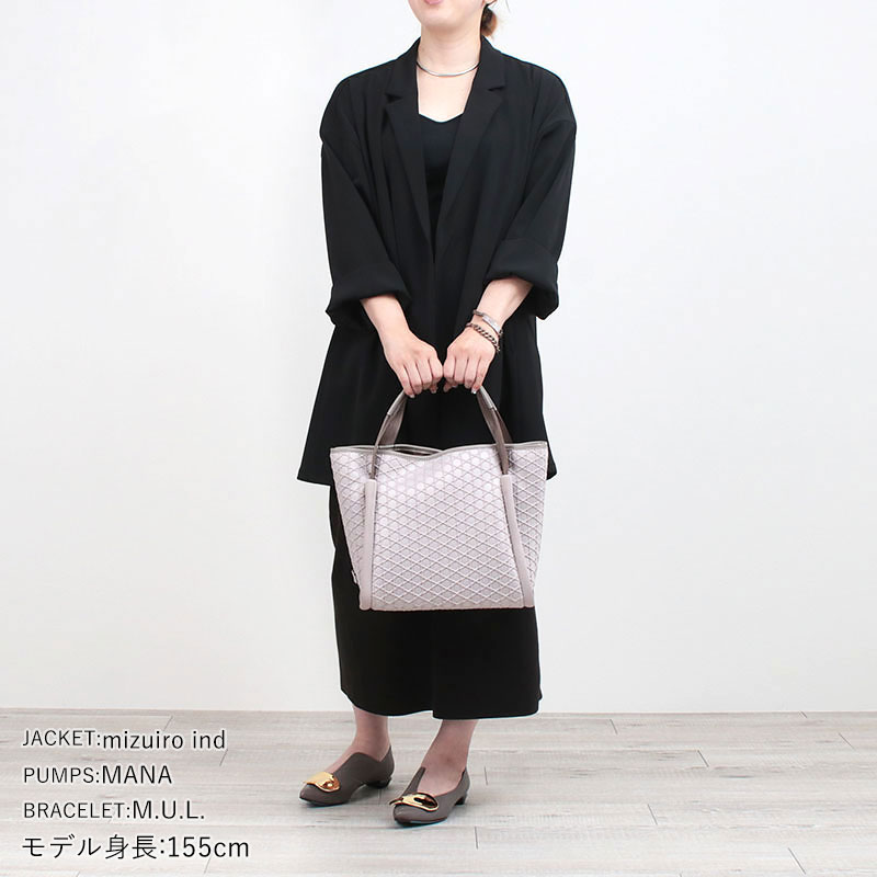 LAQUOH KAGOME トートバッグ コーディネート例