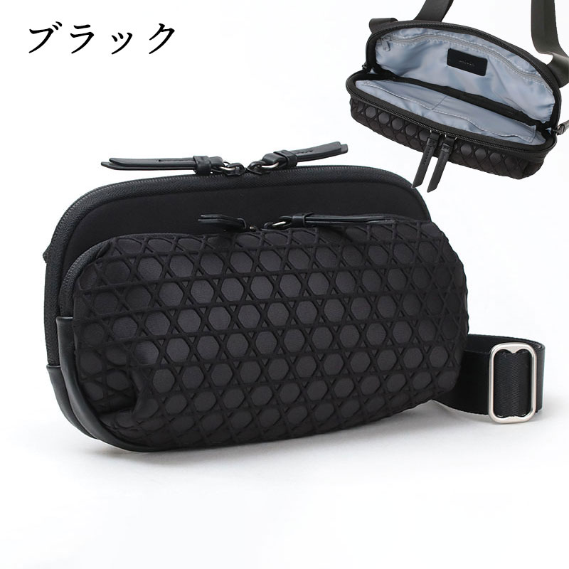 LAQUOH KAGOME ショルダーバッグ ブラック