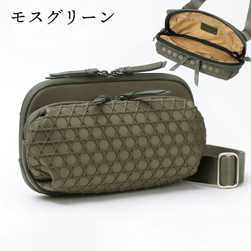 LAQUOH KAGOME ショルダーバッグ モスグリーン