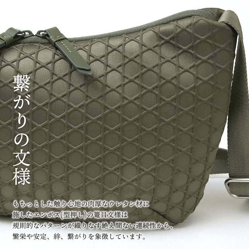 LAQUOH KAGOME ショルダーバッグ カゴメ模様について