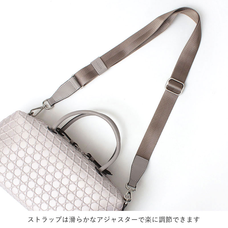 LAQUOH KAGOME ボストンバッグ サイドロゴ