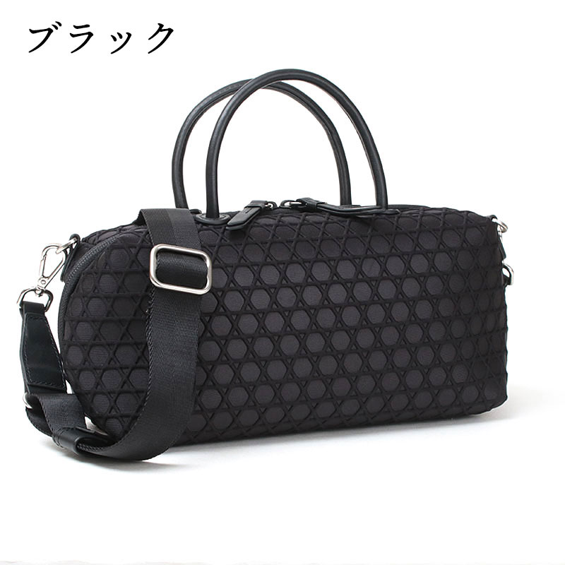 LAQUOH KAGOME ボストンバッグ ブラック