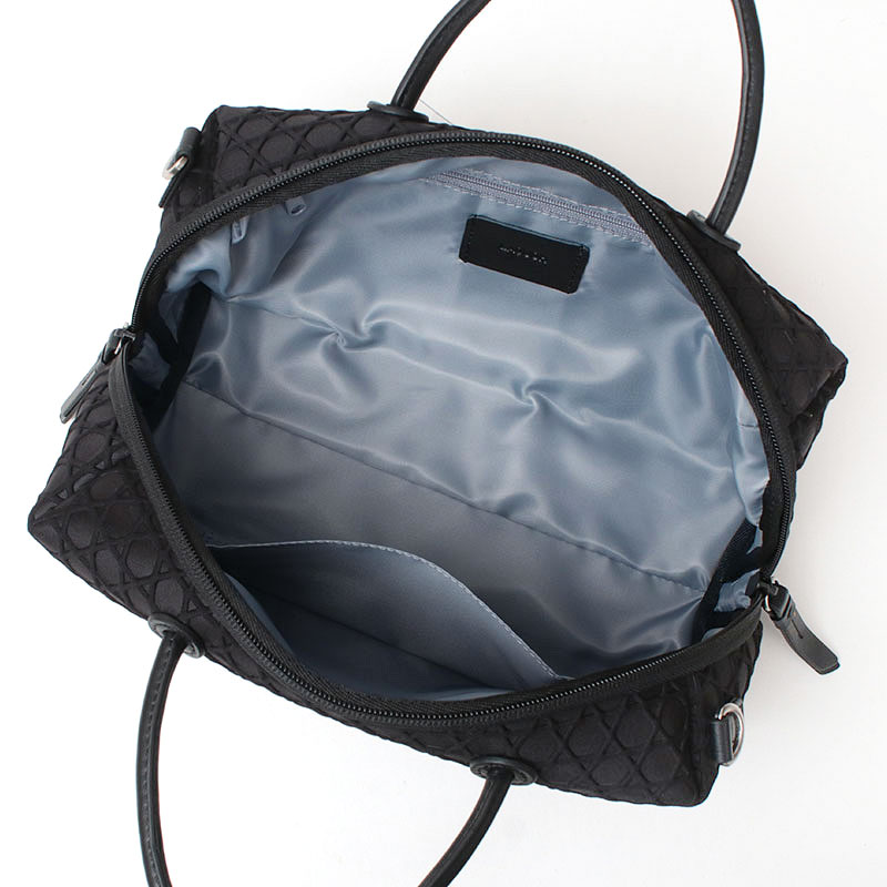 LAQUOH KAGOME ボストンバッグ ブラック内装